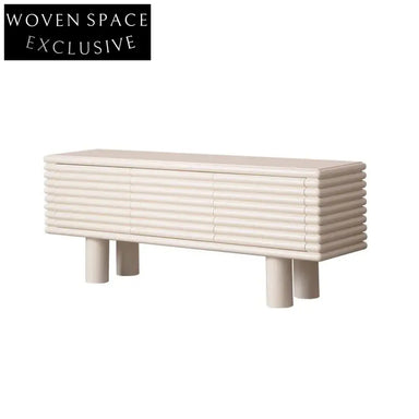 European Natural Wood Multi-Functional Storage Cabinet for Living Room & Kitchen