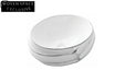 Exquisite Gold White Modern Oval Ceramic Countertop Vessel Wash Basin