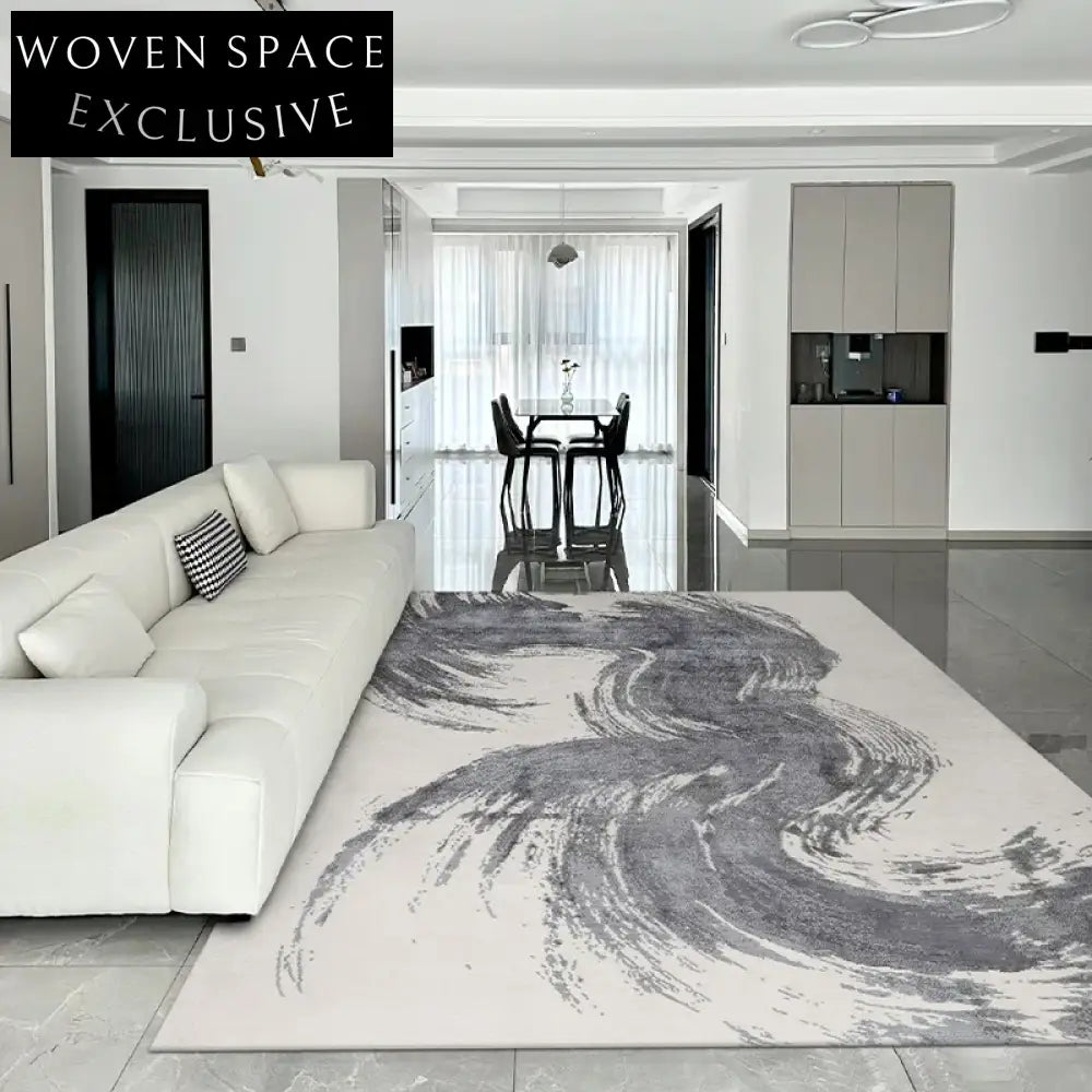 Exquisite Handmade Italian Luxury Wool Custom Modern Home Area Rug