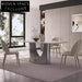Exquisite Marble Top Dining Table, Stainless Steel Base, Modern Luxury Design