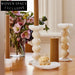 Exquisite Nephrite Jade Modern Decorative Candlesticks for Elegant Home Ambiance