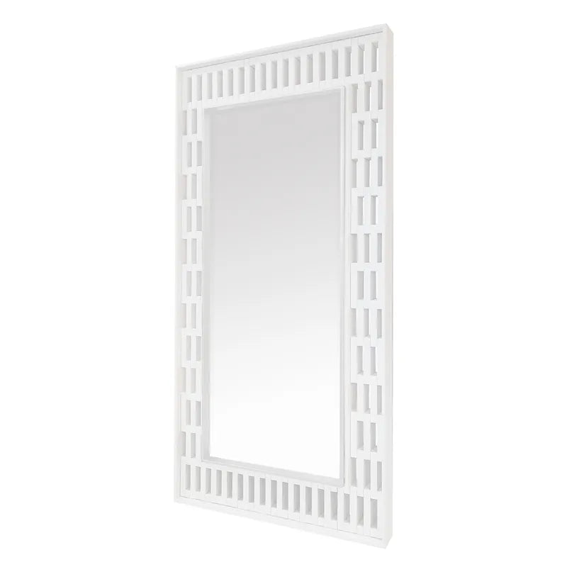 Appin Floor Mirror  - White