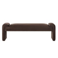 Amalfi Zaha Bench Seat Chocolate