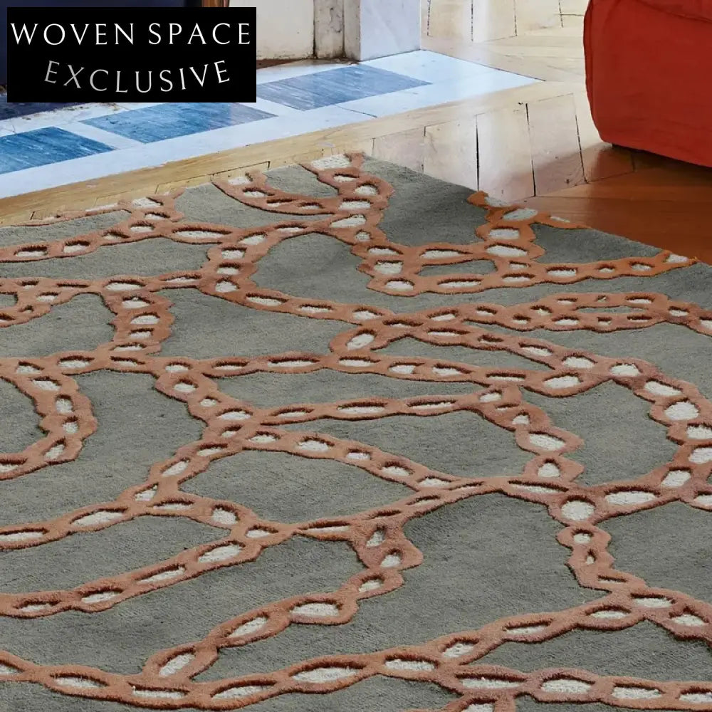 Fashionable Abstract Stripe Design Modern Luxury Living Room Bedroom Area Rug