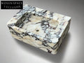 Federico Viola Ribbed Marble Sink