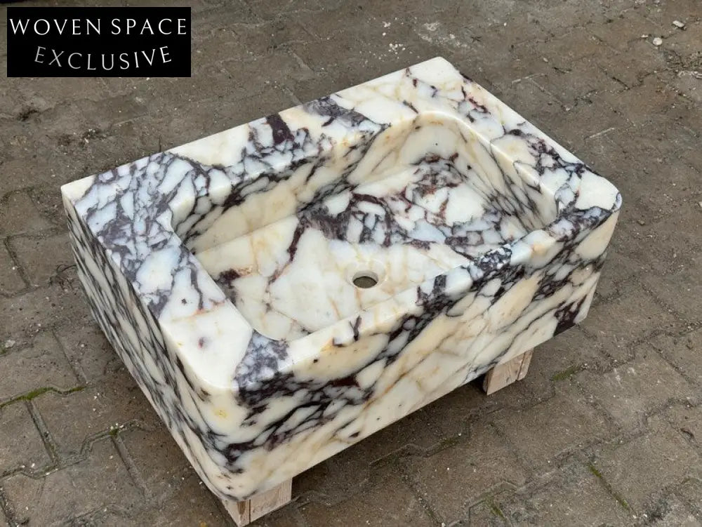 Federico Viola Ribbed Marble Sink