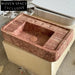Ferrand Mooli Home Wabi-Sabi Wall-Mounted Travertine Basin