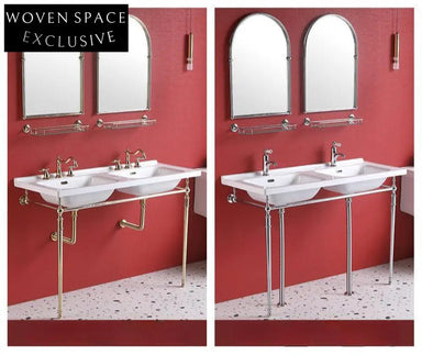 Ferrara Faenza Gold Finish Freestanding basin