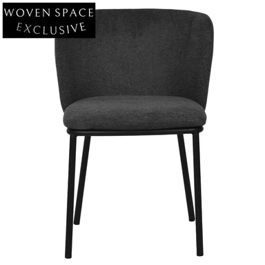 Flossie Dining Chair - Charcoal Grey (Set of 2) Dining Chairs