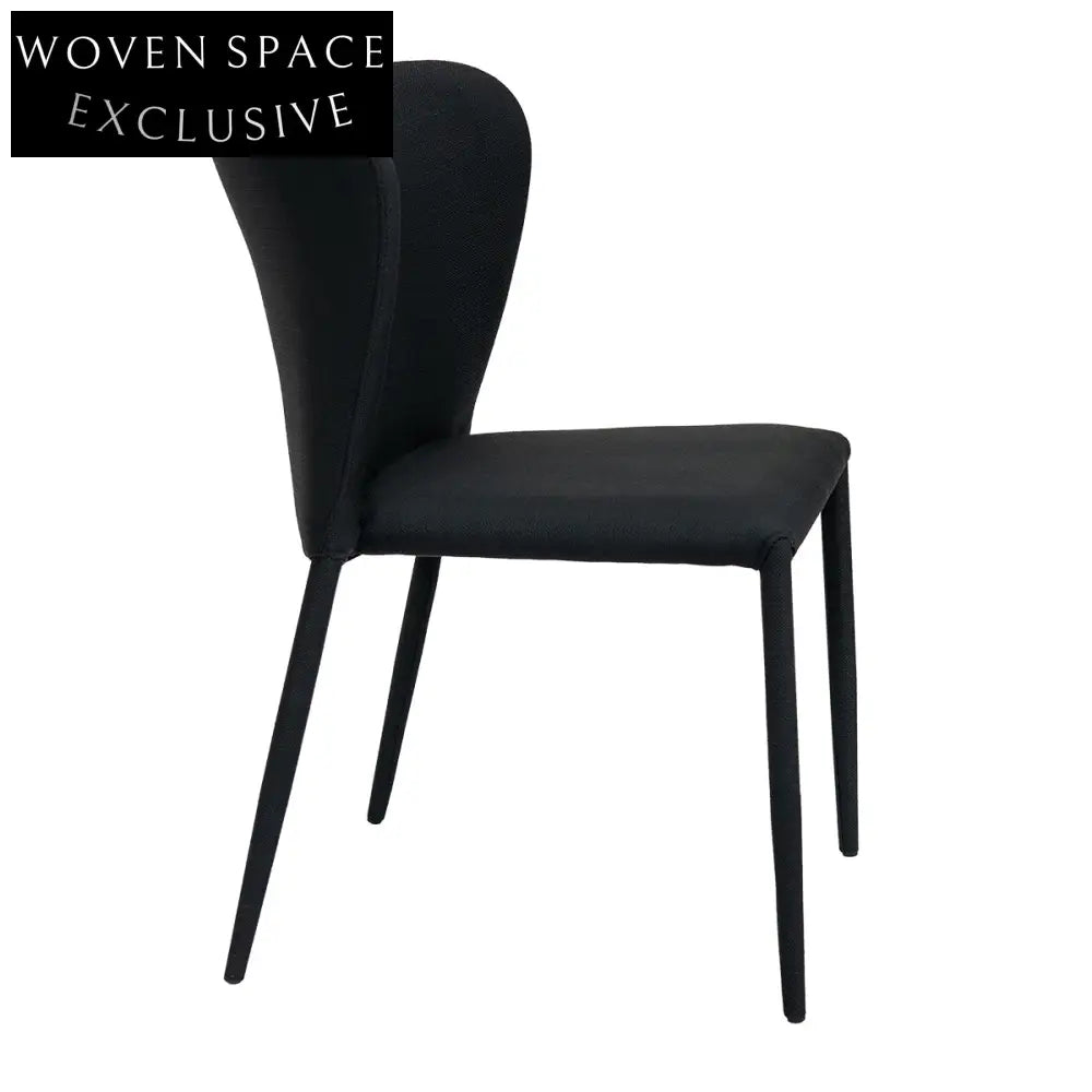 Foley Dining Chair Set of 2 - Black Dining Chair