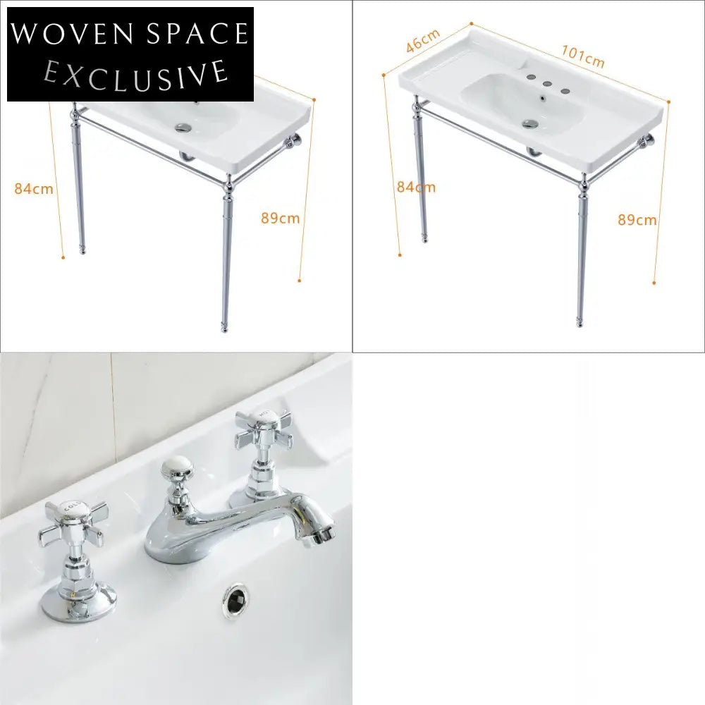 Francesca bathroom floor-standing wash basin