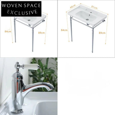 Francesca bathroom floor-standing wash basin