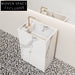 Francis Fish Belly White Marble Pedestal Basin