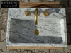 Frédérique Carrara Marble Bathroom Sink