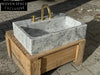 Frédérique Carrara Marble Bathroom Sink