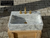Frédérique Carrara Marble Bathroom Sink