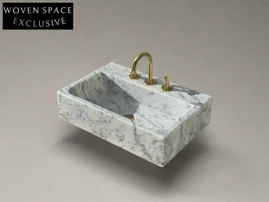 Frédérique Carrara Marble Bathroom Sink