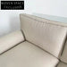 French Classic Linen Fabric Sofa with Removable Slipcover for Living Room