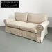 French Classic Linen Fabric Sofa with Removable Slipcover for Living Room