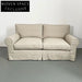 French Classic Linen Fabric Sofa with Removable Slipcover for Living Room