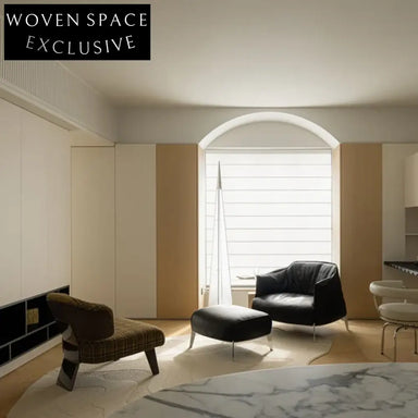 French Cream Modern Irregular Area Rug - Waterproof & Stain-Resistant