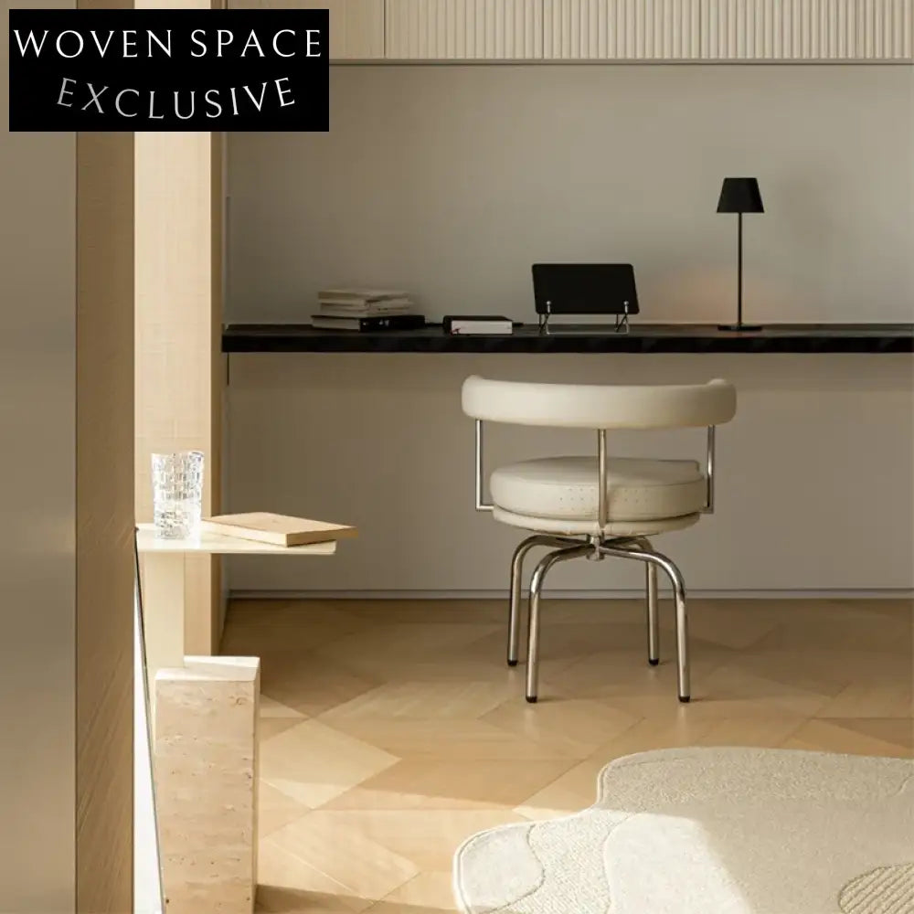 French Cream Modern Irregular Area Rug - Waterproof & Stain-Resistant