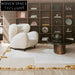 French Cream Style Handmade Luxury Plush Area Rug for Living Room