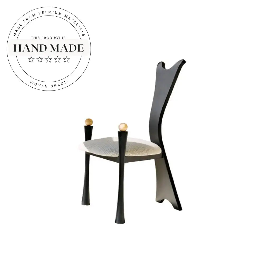 French Luxury Retro Solid Wood High Back Dining Chair