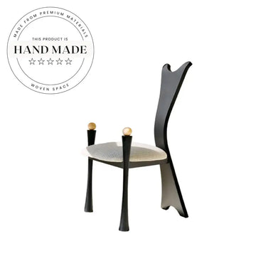 French Luxury Retro Solid Wood High Back Dining Chair