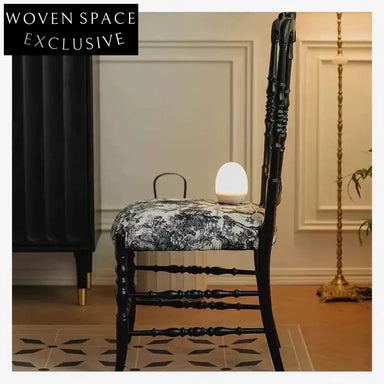 French medieval Napoleon chair solid wood dining chair American light luxury high-end soft pack retro dining table