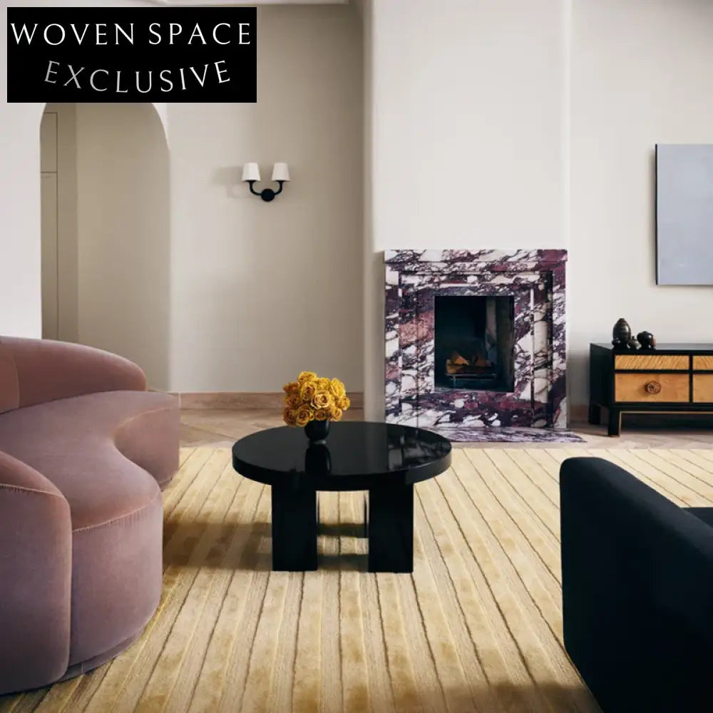 French Style Hand-Tufted Polyester Area Rug for Bedroom & Living Room