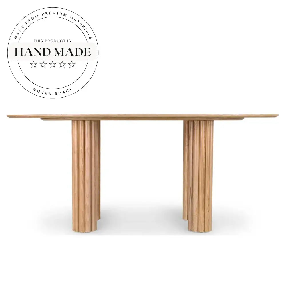 French Vintage Solid Wood Extendable Oval Seater Dining Table