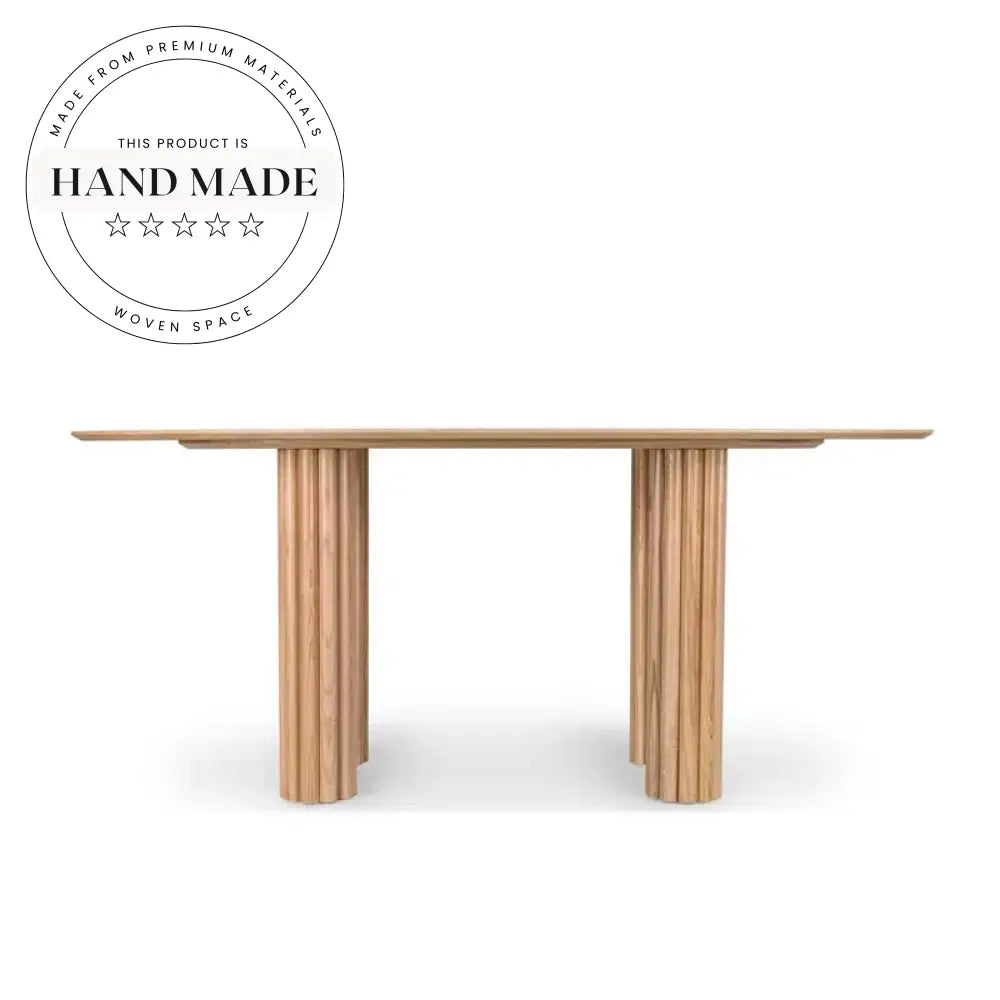 French Vintage Solid Wood Extendable Oval Seater Dining Table