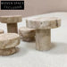 French Wabi-sabi Beige Travertine Wall Hook - Elegant Natural Stone Hanger
