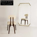 French Wabi-Sabi Wooden Dining Chair: Elegant Back Support Home Furniture
