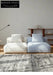Furnishing sofa small apartment modular sofa Nordic fabric removable and washable living room ins square sofa