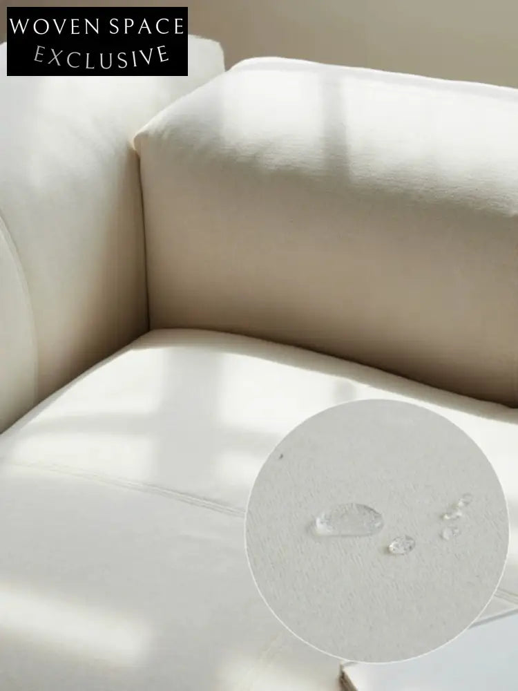 Furnishing sofa small apartment modular sofa Nordic fabric removable and washable living room ins square sofa