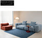 Furnishing sofa small apartment modular sofa Nordic fabric removable and washable living room ins square sofa