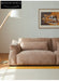 Furnishing sofa small apartment modular sofa Nordic fabric removable and washable living room ins square sofa