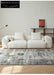 Furnishing sofa small apartment modular sofa Nordic fabric removable and washable living room ins square sofa