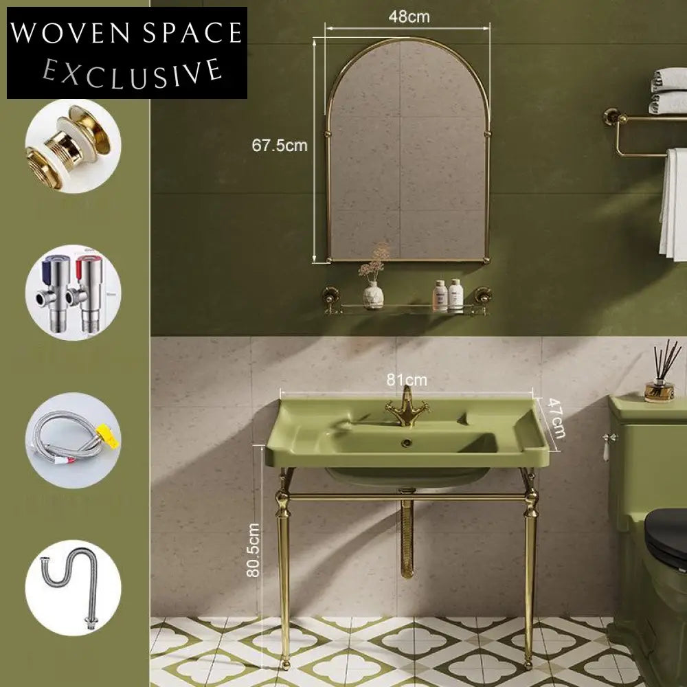 Gaetane Kolen Retro Floor-Standing Wash Basin
