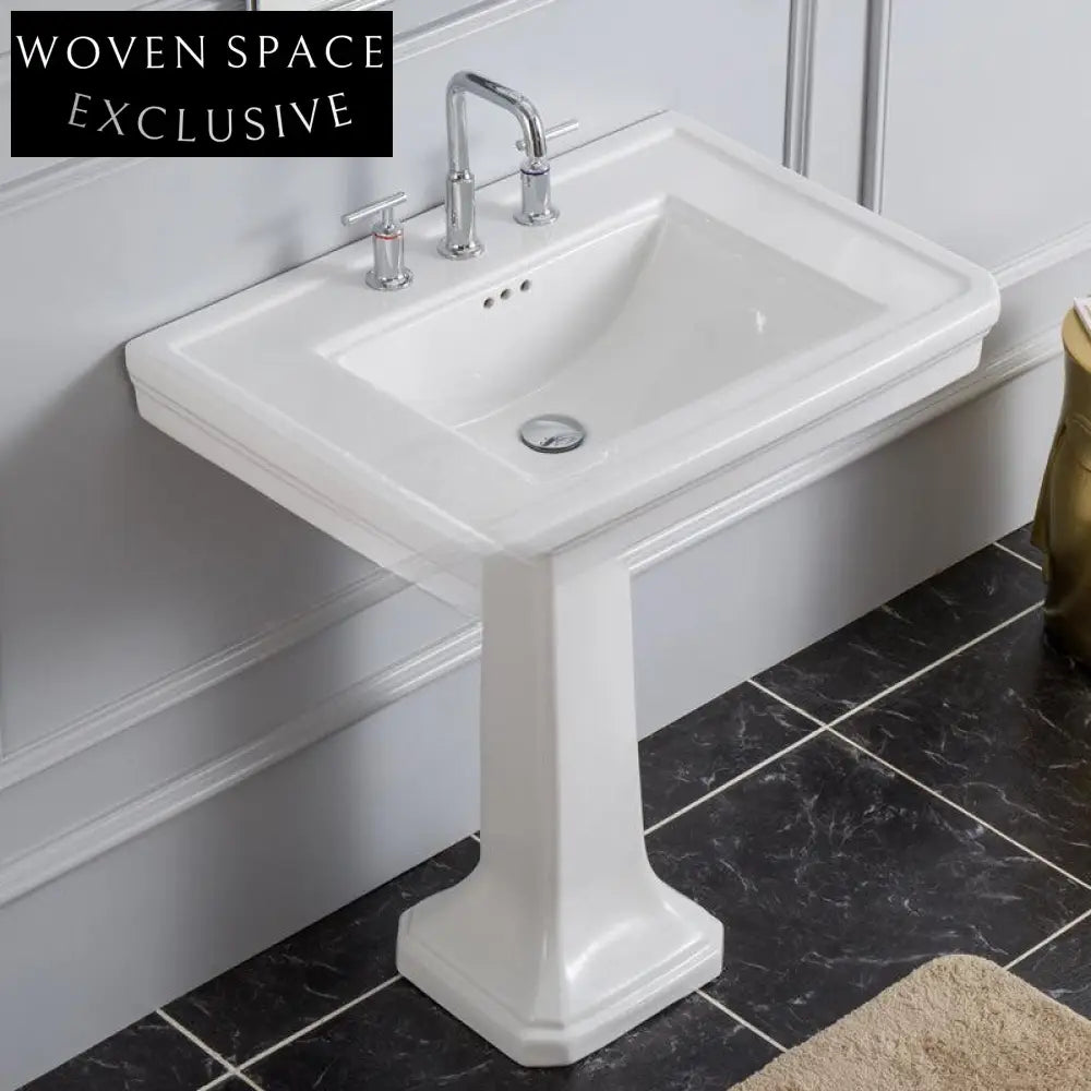 Gaia Retro Ceramic Column Basin