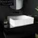 Georgienne Calacatta Viola Wall-Mounted Bathroom Sink