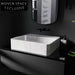 Georgienne Calacatta Viola Wall-Mounted Bathroom Sink