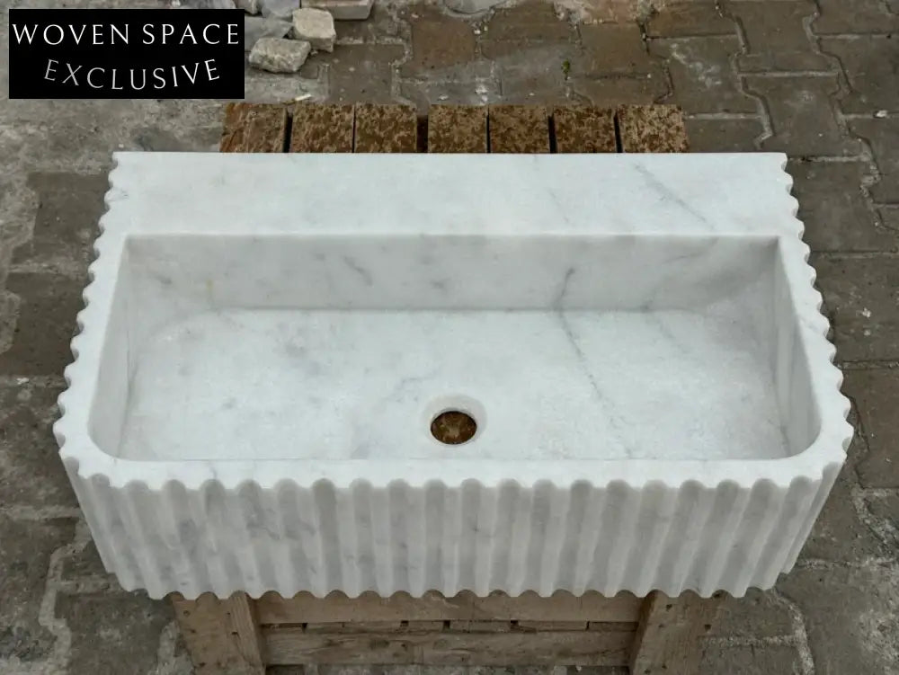 Gérard Carrara Marble Countertop Sink