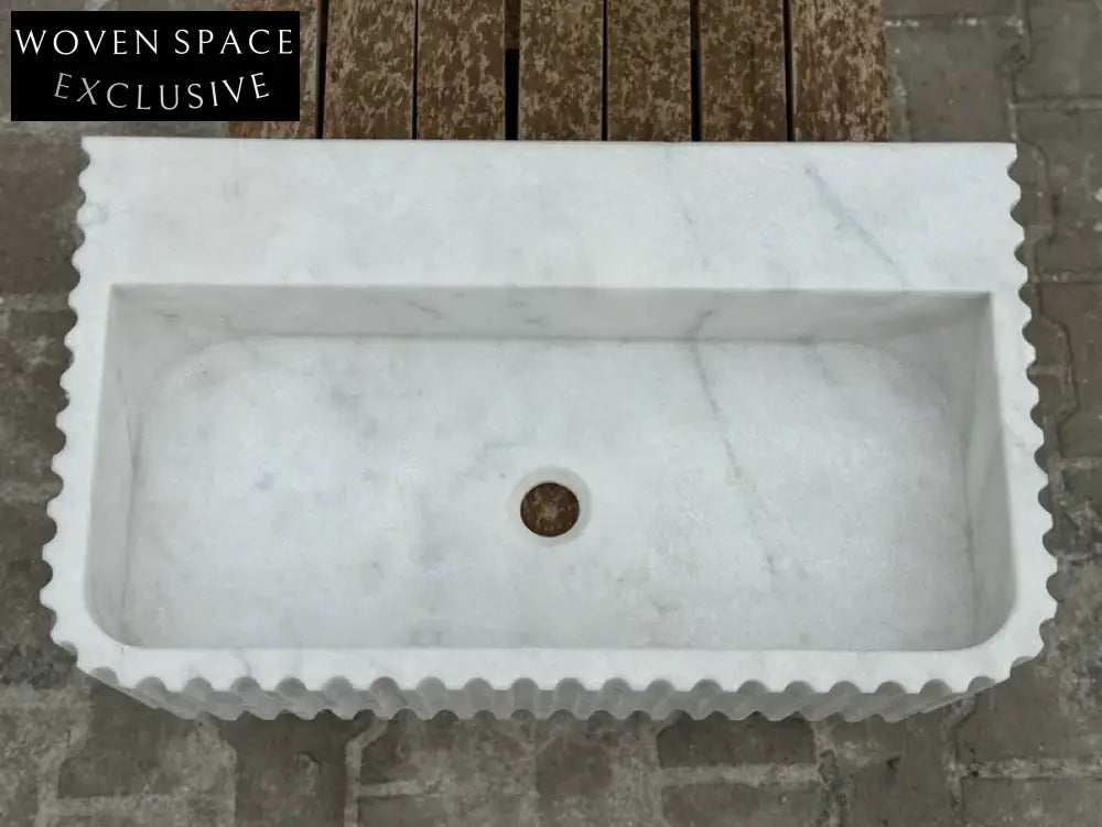 Gérard Carrara Marble Countertop Sink