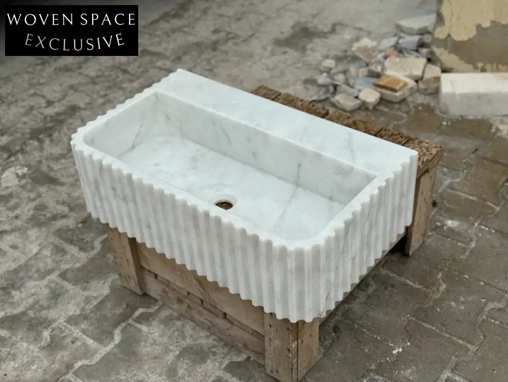 Gérard Carrara Marble Countertop Sink