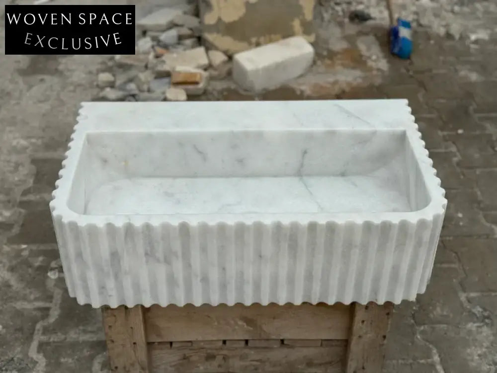 Gérard Carrara Marble Countertop Sink