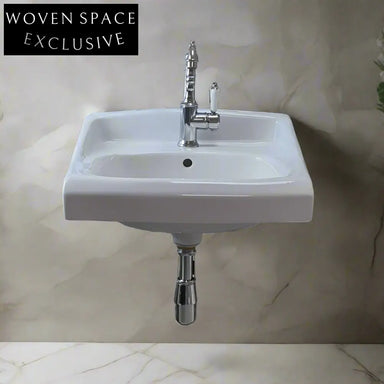 Gianna retro hanging large sink basin Single-hole hanging basin + faucet + drain set