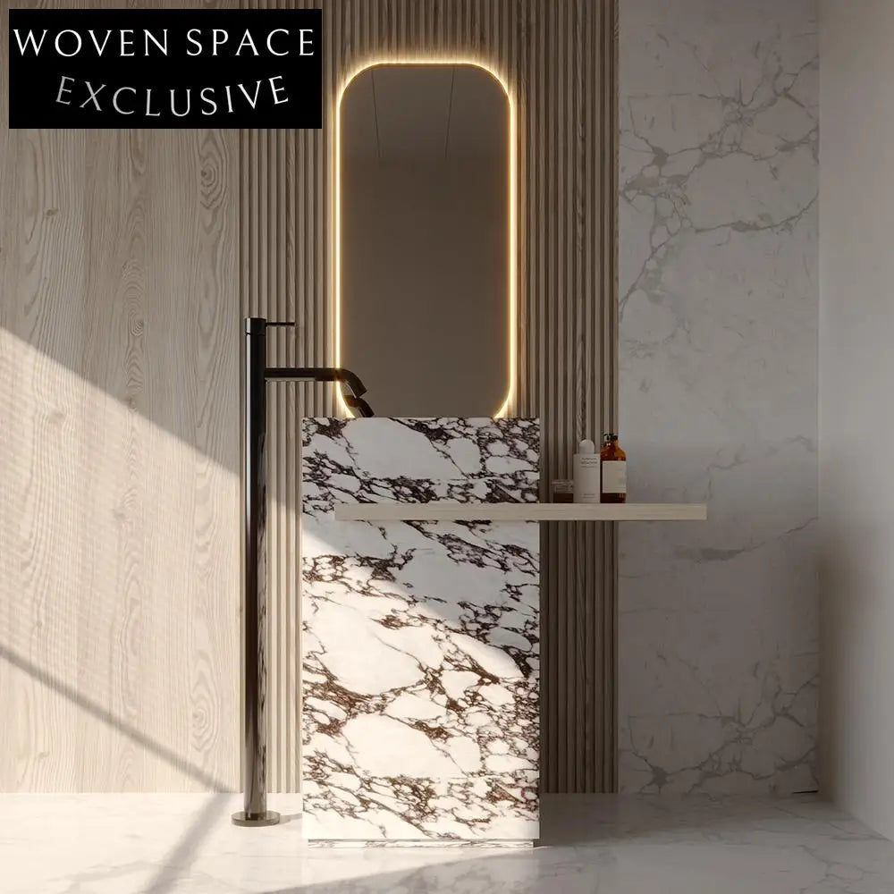 Gideon Purple Rock Pedestal Basin